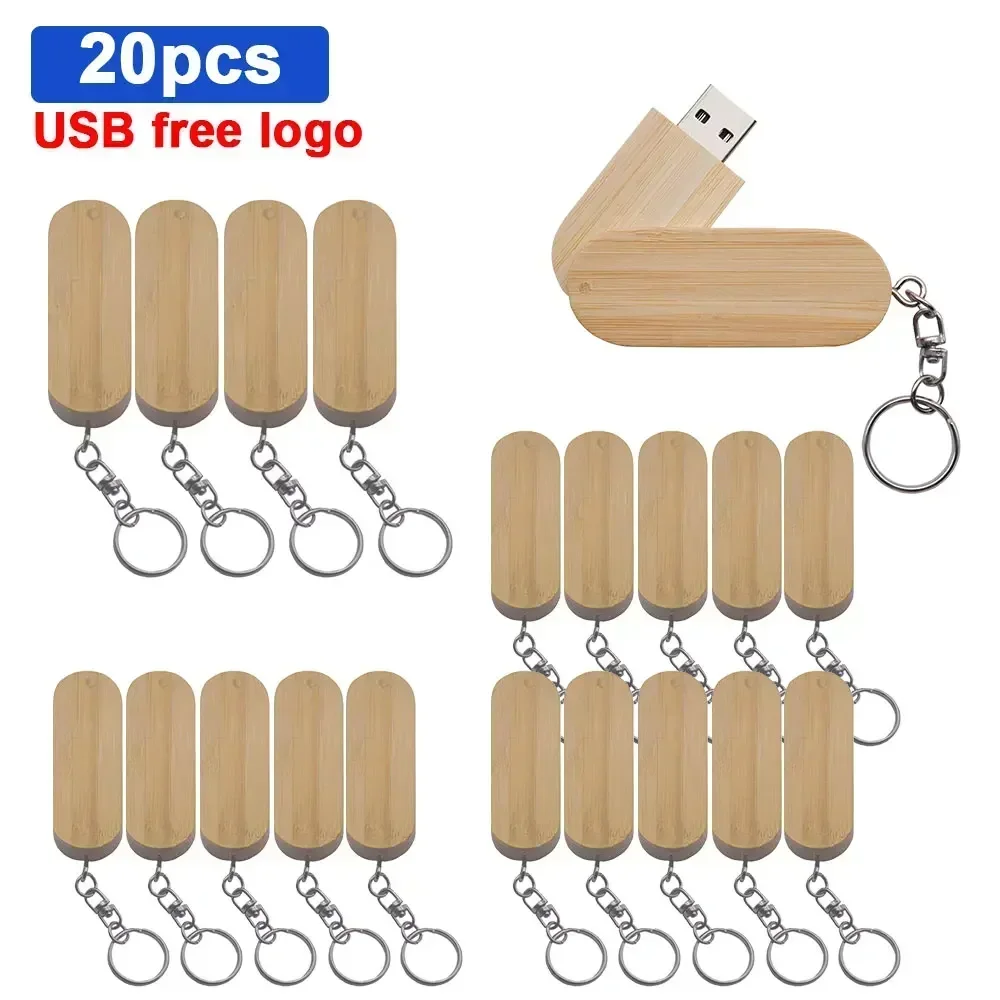 20pcs/lot High Speed Maple Wood USB 2.0 Flash Drive Pendrive 64gb 32gb 16gb 8gb 4gb Top Quality for Photography Gifts(free Logo)