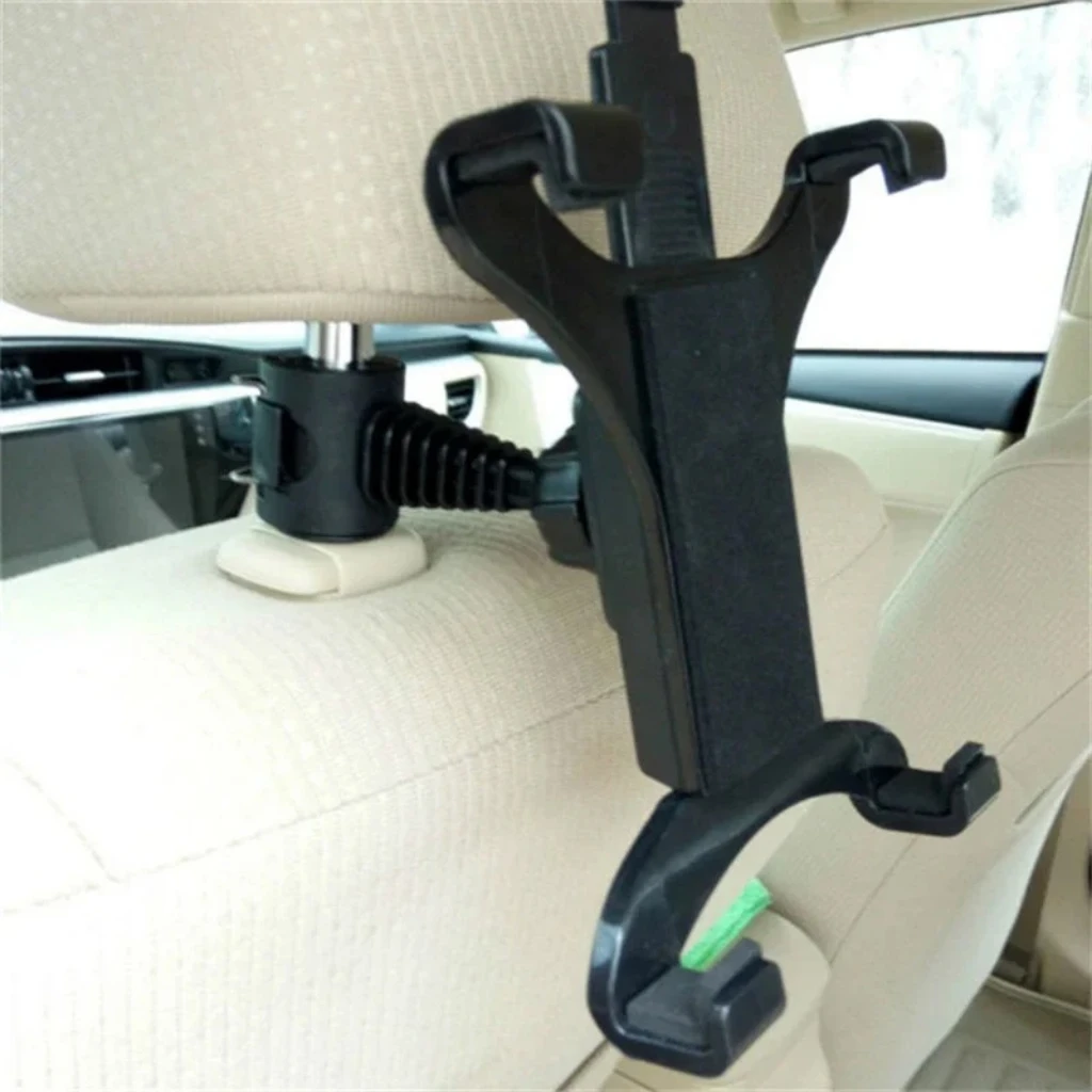 

Universal Car Back Seat Headrest Holder Adjustable Rear Pillow Holder Compatible Mount for iPad Tablet Phone Samsung 7 11