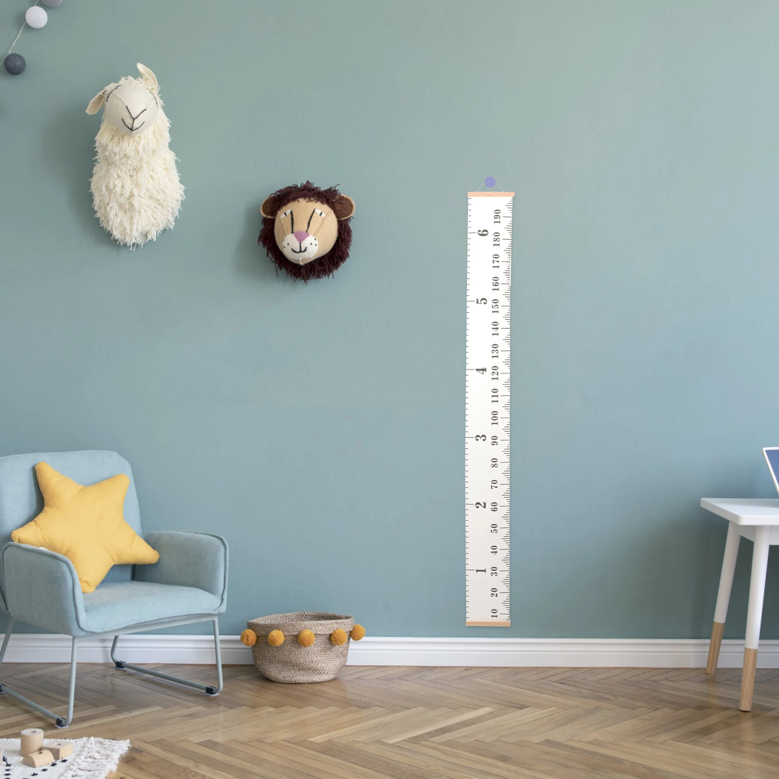 

Kids Height Measurement Ruler Eco Friendly Safe Decorative Hanging Wall Decal Baby Growth Chart Nursery Bedroom Office Dorm