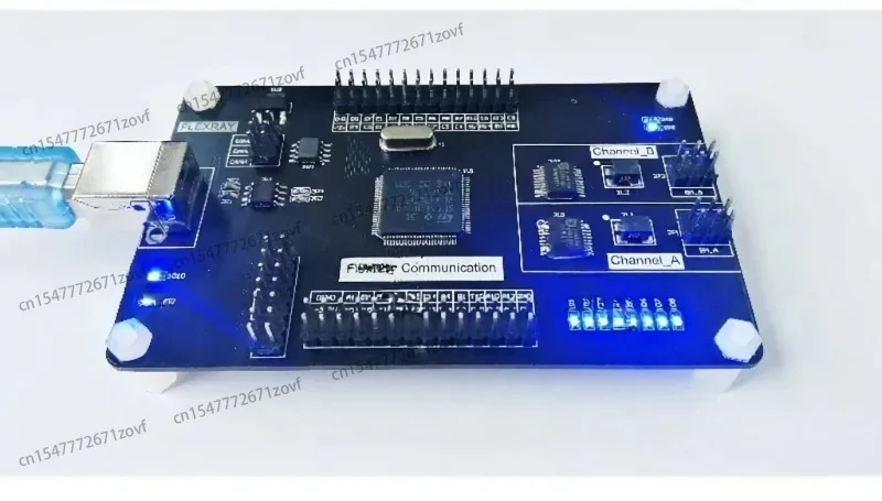 Development board two-machine communication, FlexRay to serial port, FlexRay to CAN. Main control SPC560P50L3