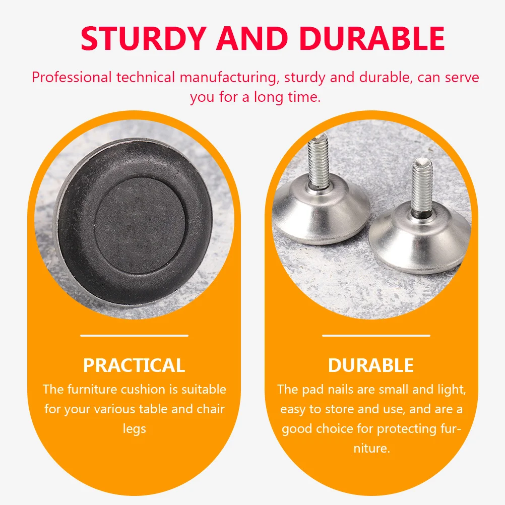 

20Pcs Furniture Pads Table Leg Protective Levelers Durable Floor Protectors Anti-Slip for Chairs and Tables Furniture Levelers