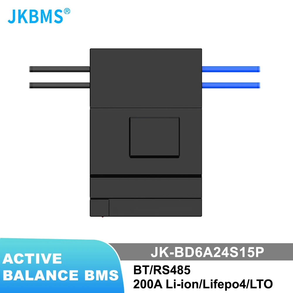 

JKBMS BD6A24S15P 150A SAMRT BMS HEAT CANBUS 8S 10S 12S 14S 17S 20S 24S 12V 24V 48V BATTERY WITH 0.6 ACTIVE BALANCE HEAT FUNCTION