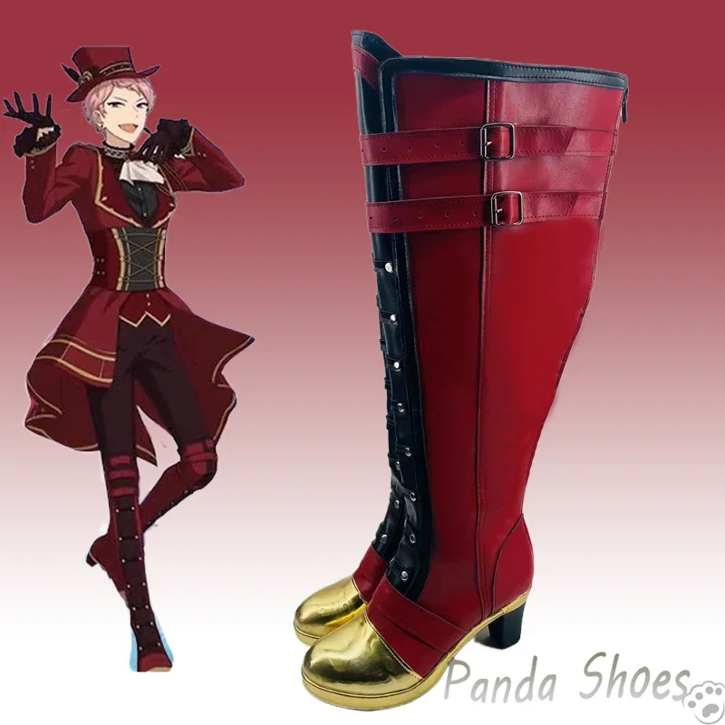 あんさんぶるスターズ-水月修-コスプレ靴-コミック-アニメ-ゲーム-コスチューム-ブーツ-コスプレ衣装-小道具靴-ハロウィンパーティー用