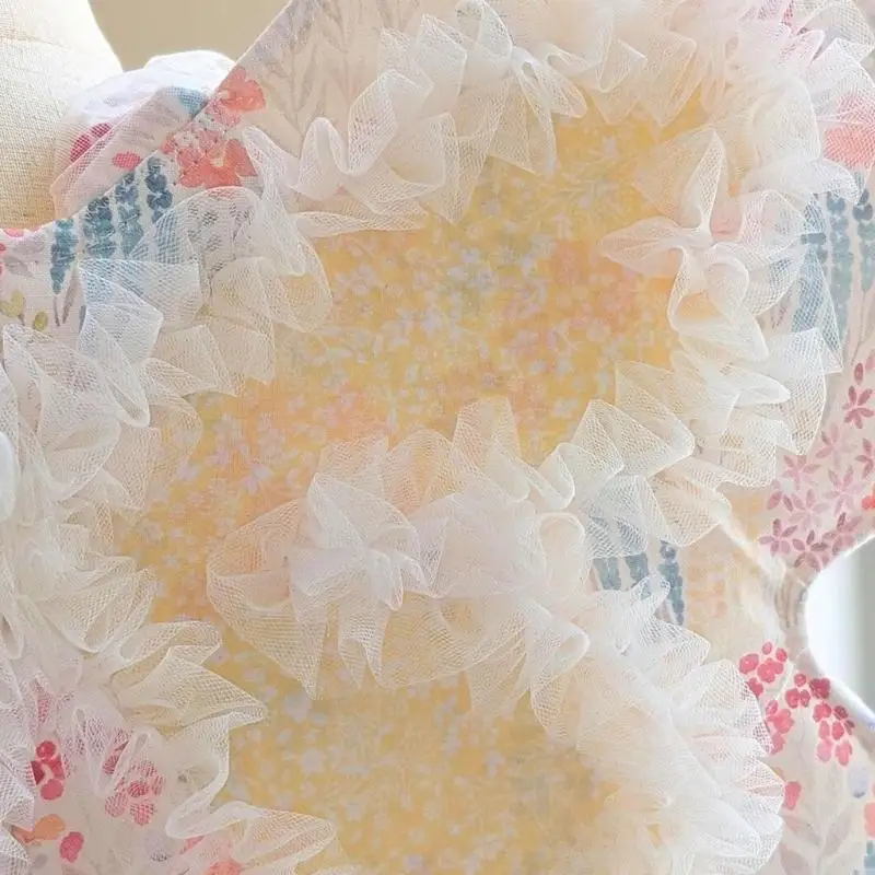 U13F Kids Dress Up Butterfly Wing Props Props Ploral Print Soft Fabric Fabric Belt