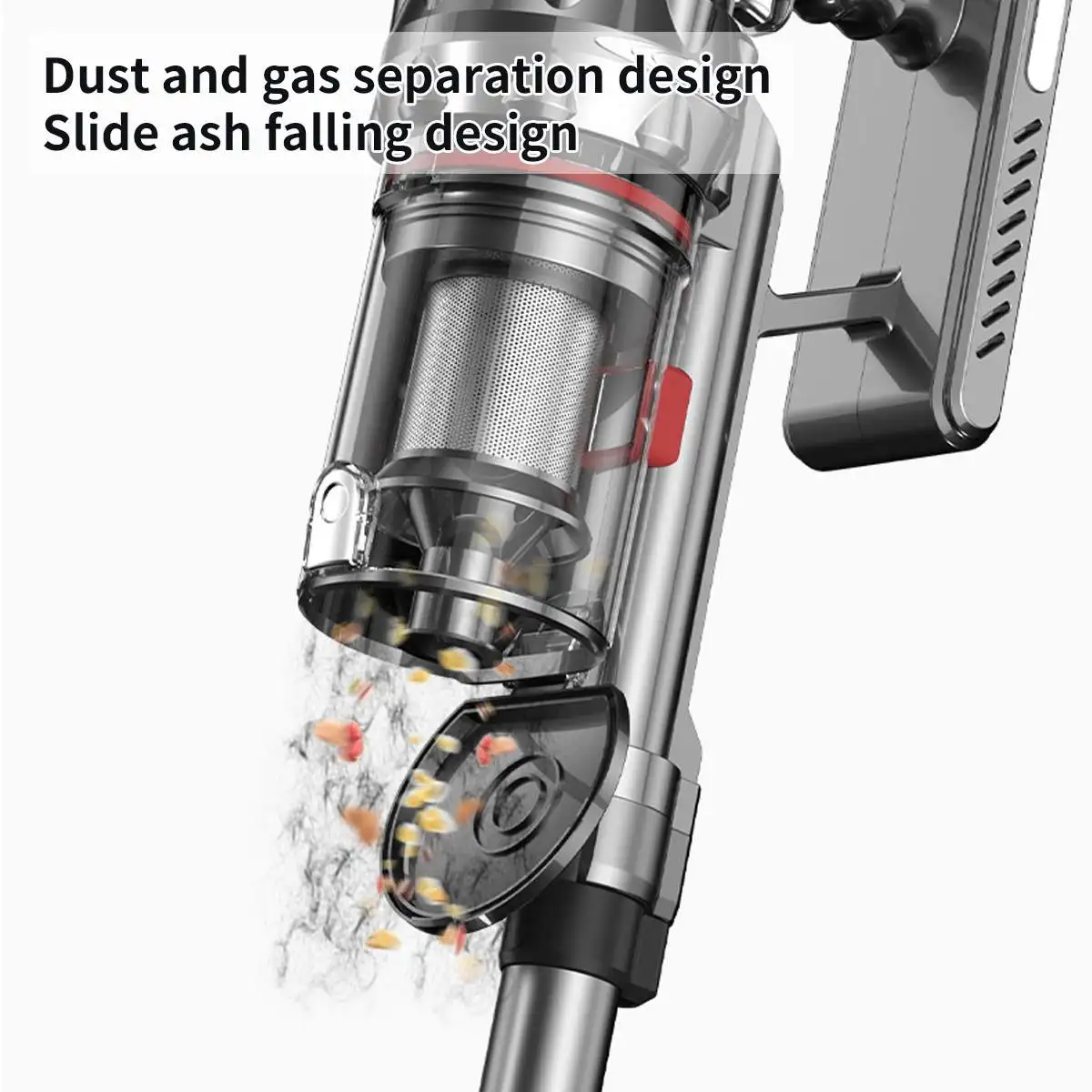 220 Household Smart  2000W Cordless Wireless Handheld Vacuum Cleaner 18KPa Suction Power Removable Battery with 1.1L Dust Cu p