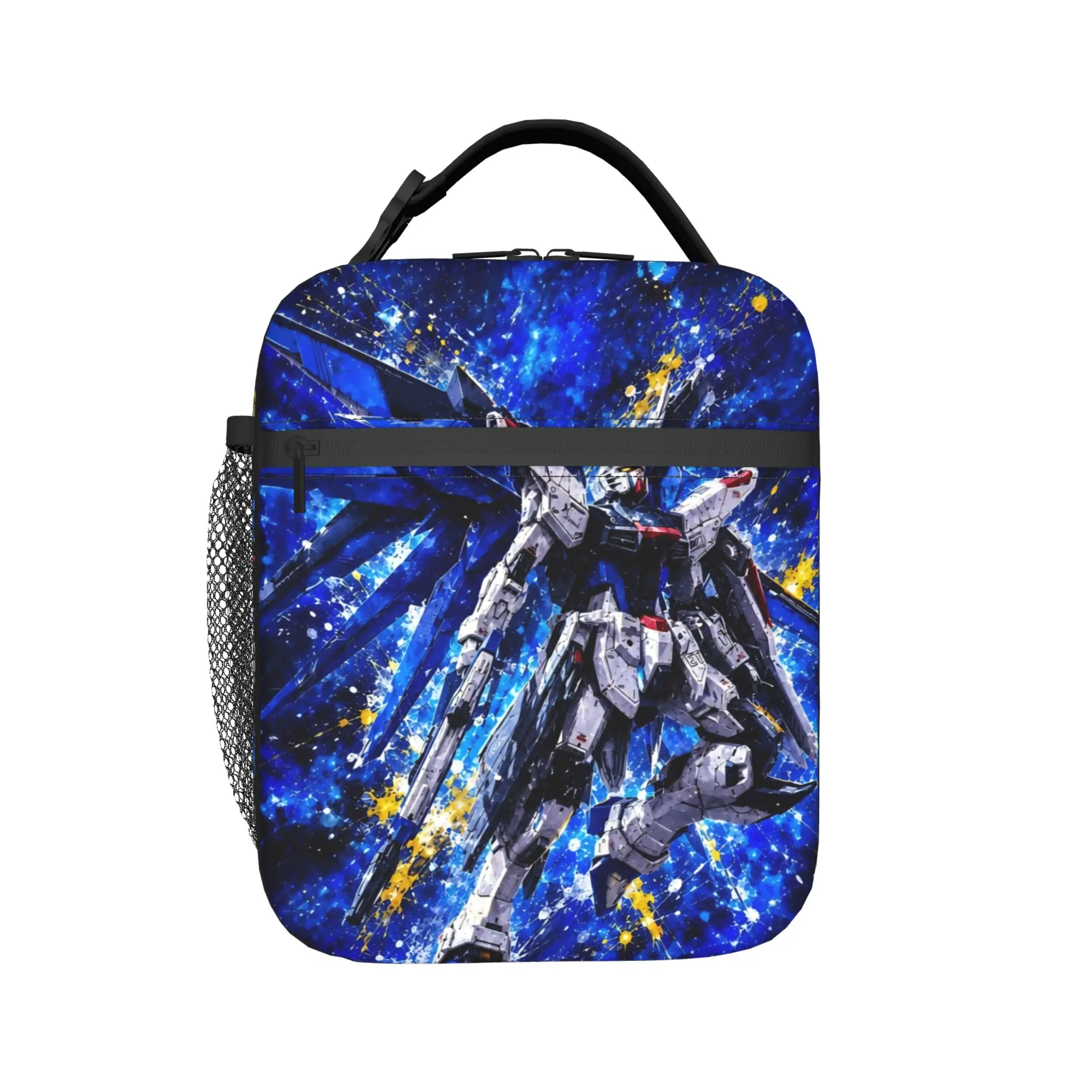 mobile suit gundams Thermal Insulated Lunch Bags for Work  Portable Bento Box Men Women Thermal Cooler Lunch Boxes