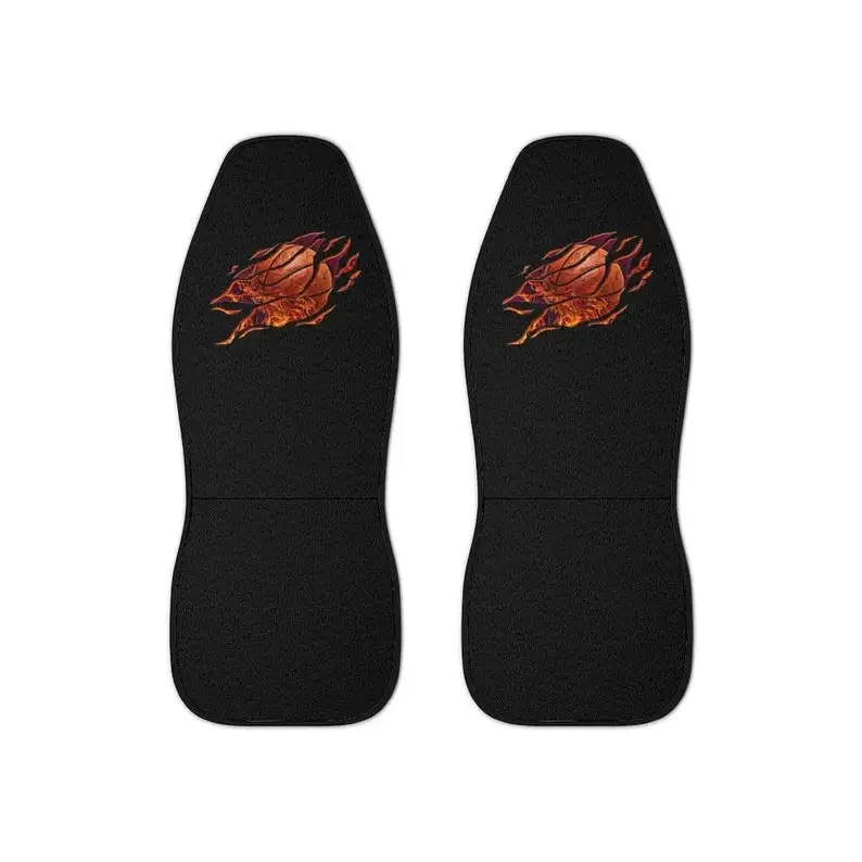 Basketball Sports Car Seat Covers Car Seat Accessory Sports Basketball Car Decor Vehicle Van Seat