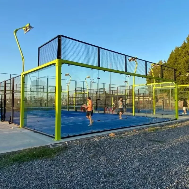 Panoramic Padel Tennis Court 10*20M  Padel Court ( Inquire Shipping fee Before Order)