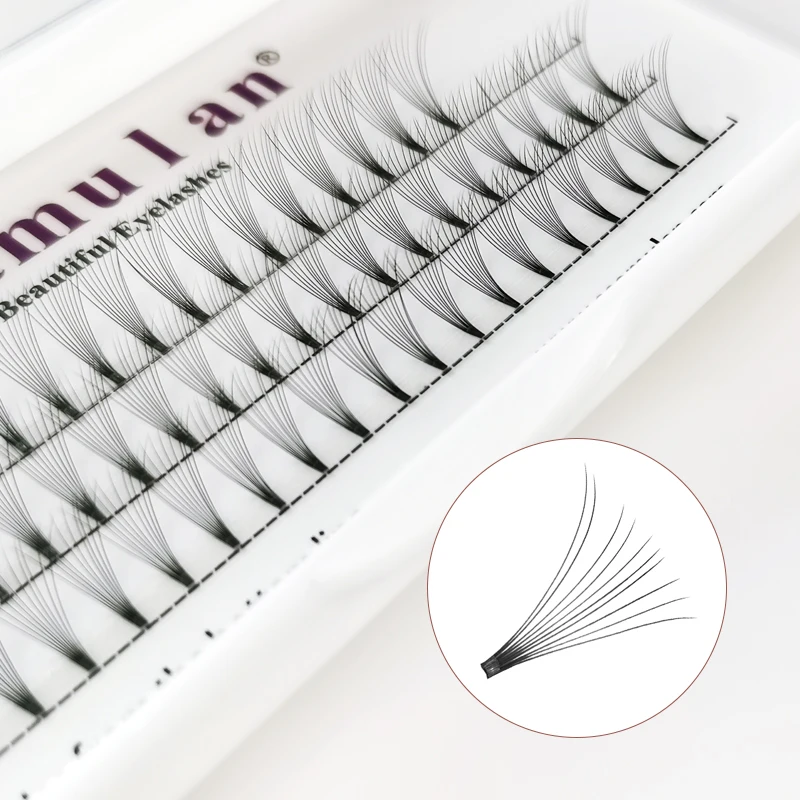 3 Rijen/Lade 60 Fans Vooraf Gemaakte Volume Fans 3d 4d 5d 10d Russisch Volume Wimper Extensions Vooraf Gemaakte Lash Extensie Faux Mink Lash