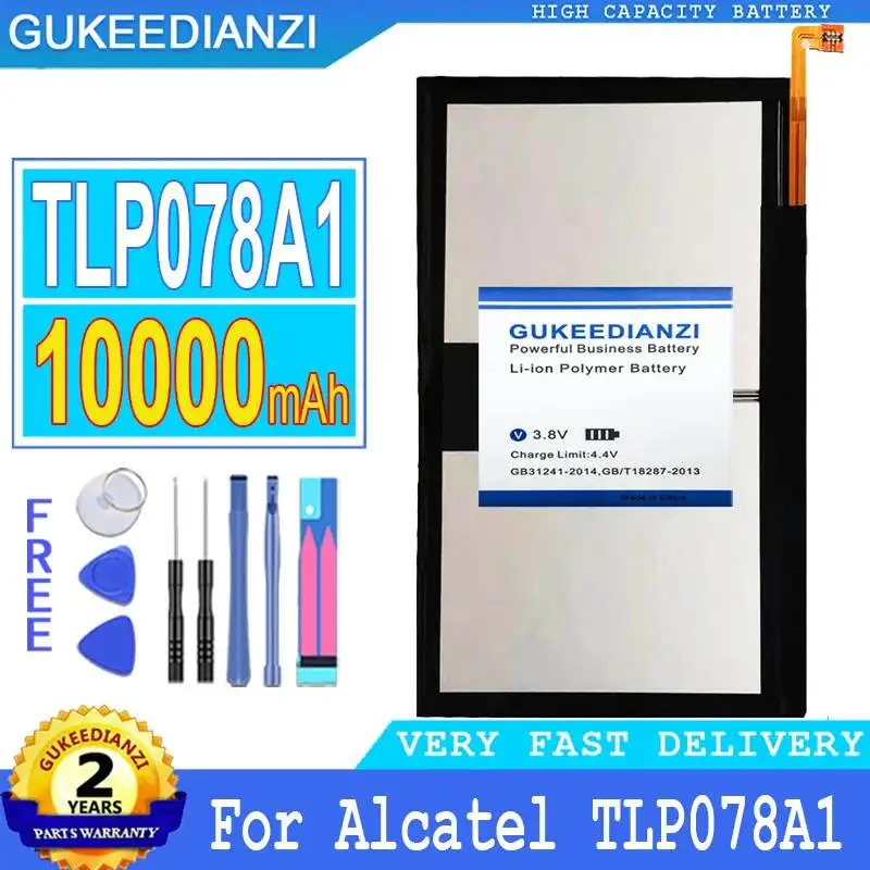

For Alcatel For Tcl TLP078A1 10000mAh High-Efficiency Tablet Battery Safe