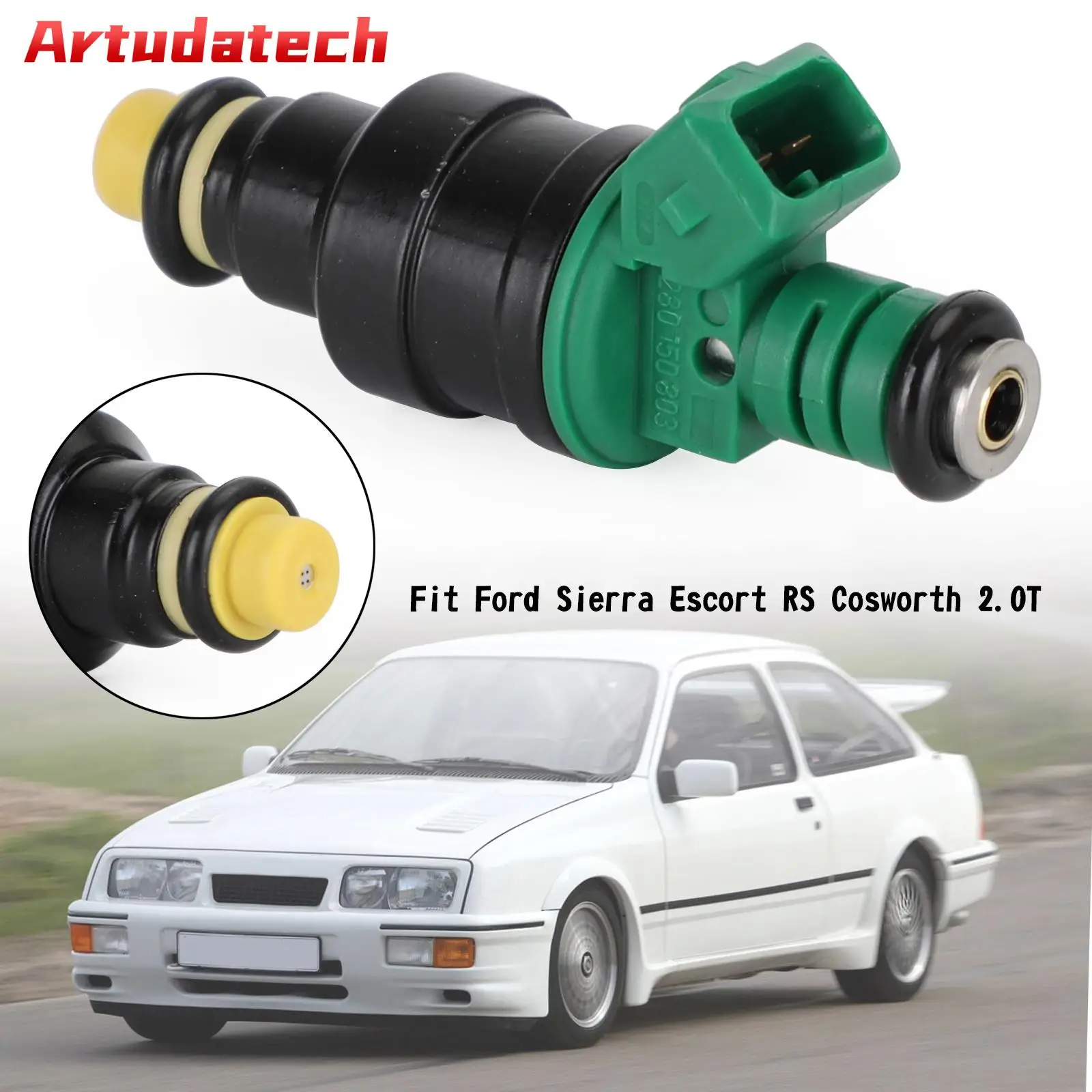 Artudatech 1PCS Fuel Injectors 0280150803 Fit Ford Sierra Escort RS Cosworth 2.0T