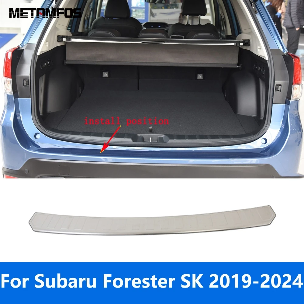 

Аксессуары для Subaru Forester SK 2019-2021 2022 2023 2024, задний багажник, бампер, подножка, задняя дверь, накладка на порог, защитная пластина