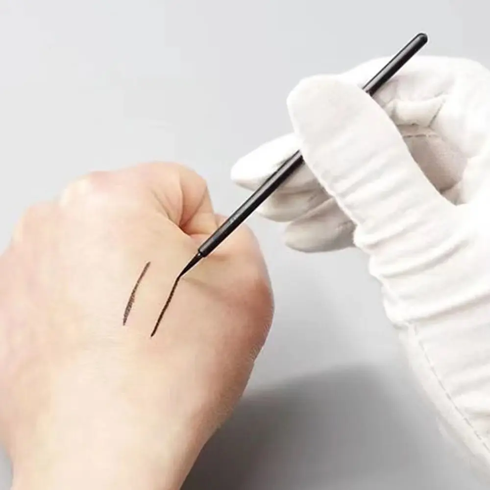 50/100 Pezzi Pennelli Monouso per Eyeliner, Pennello Ultra Sottile per Contorno Labbra, Pennello Professionale in Nylon per Donne