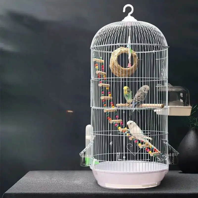 

Outdoor Habitat Decor Bird Cage Large Loungefly Bird Cage Parrot Budgie Accessories Hut Gaiola Para Passaros Furniture YN50BC