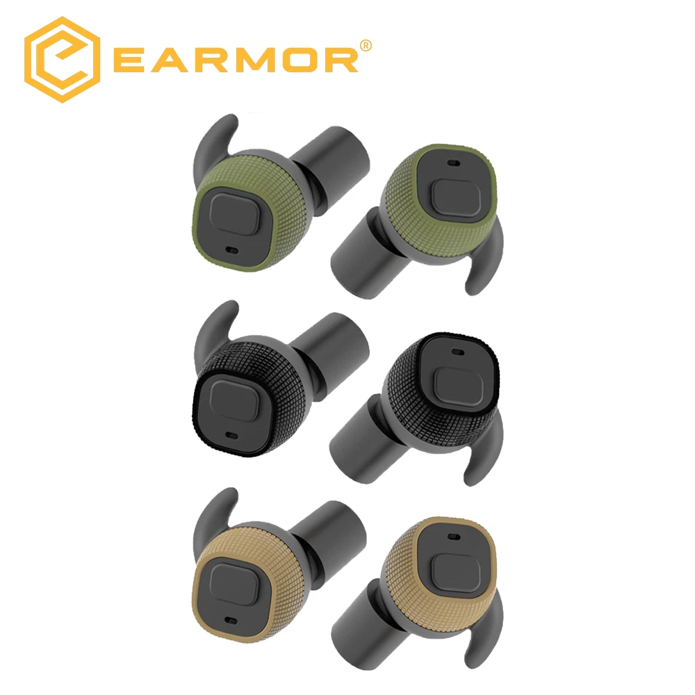 EARMOR M20 Electronic Earplugs Shooting Range Hunting Hearing ear Protection Earbuds Active Noise Canceling Earmuff