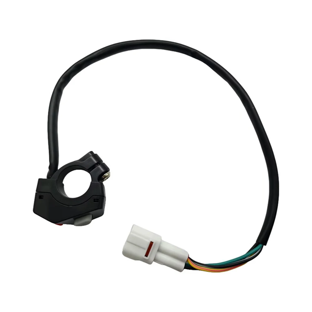 Multifunctional Motorcycle Switch 1.18 X 2.36 Inches Fog Headlight Button 1.18 Inches Width 25 Inches Wire Length
