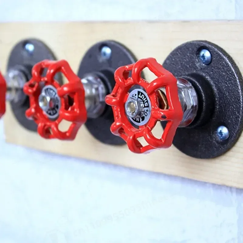 Creative Metal Wall Hooks for Kitchen Bathroom Clothes Hanger Personalized Home Decoration Valve Style Hanging Organizer