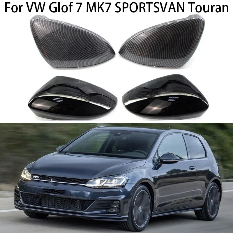 

For VW Golf MK7 7.5 GTI 7 7R 2014 2015 2016 2017 2018 2019 Car Door Wing Rearview Side Mirror Covers Caps accessories