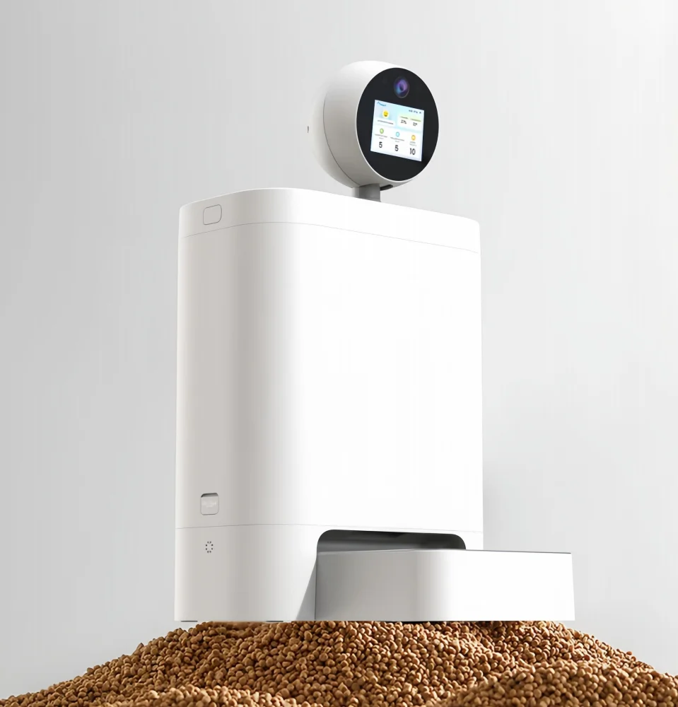 

STLF Factory Direct Smart Pet Feeder AI Robot Auto Cat Dog Food Dispenser with App Control for Home Travel
