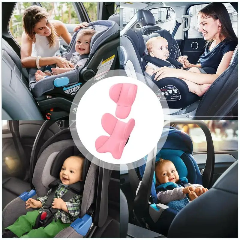 Coussin de Poussette Souple pour Siège de Voiture, Support de Tête et de Corps Extra Doux