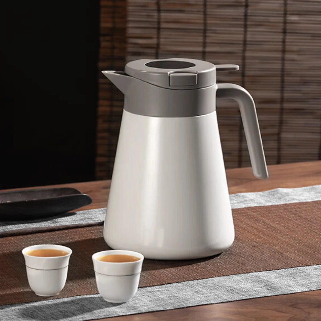 SAMADOYO  Multifunctional Mini Health Stewed Household Teapot Large Capacity Teapot 304 Stainless Steel Teapot