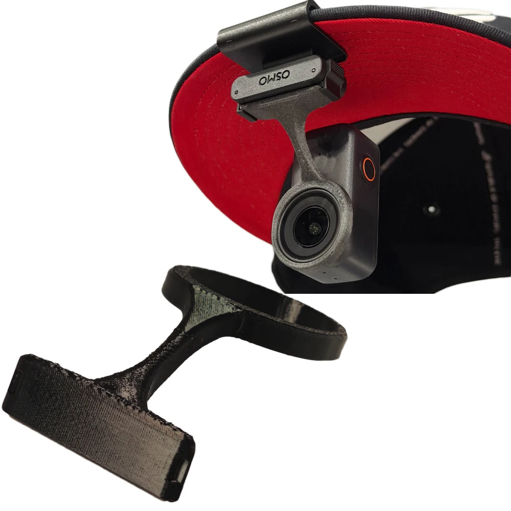 

For DJI Osmo Nano Hat Clip Action Camera Baseball Cap Brim clip Fixing extension bracket Bracket Accessories