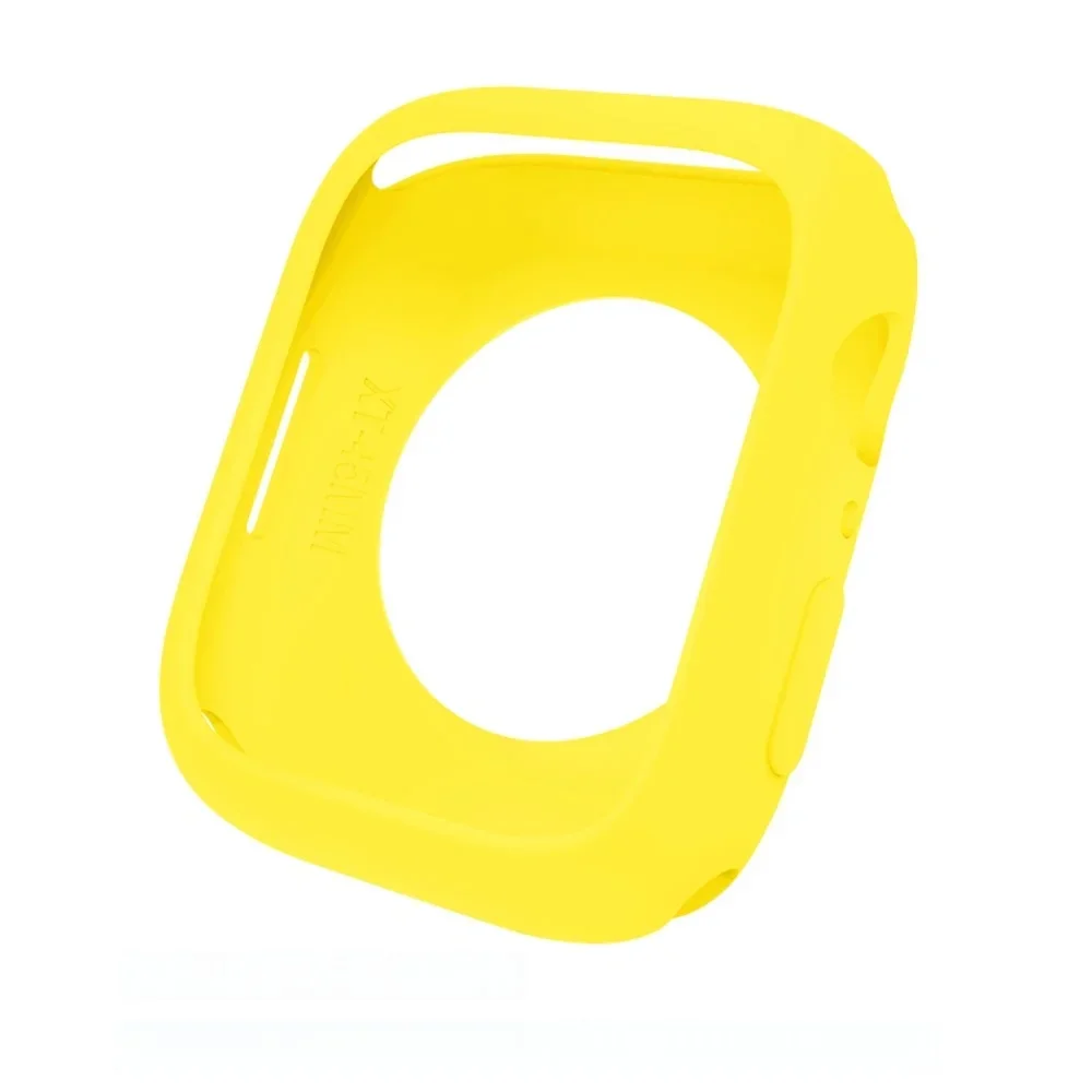 

Soft Silicone Protective Case for Apple Watch Series 40mm 41mm 42mm 44mm 45mm 46mm 49mm Watch Protector Shell Sweatproof Case