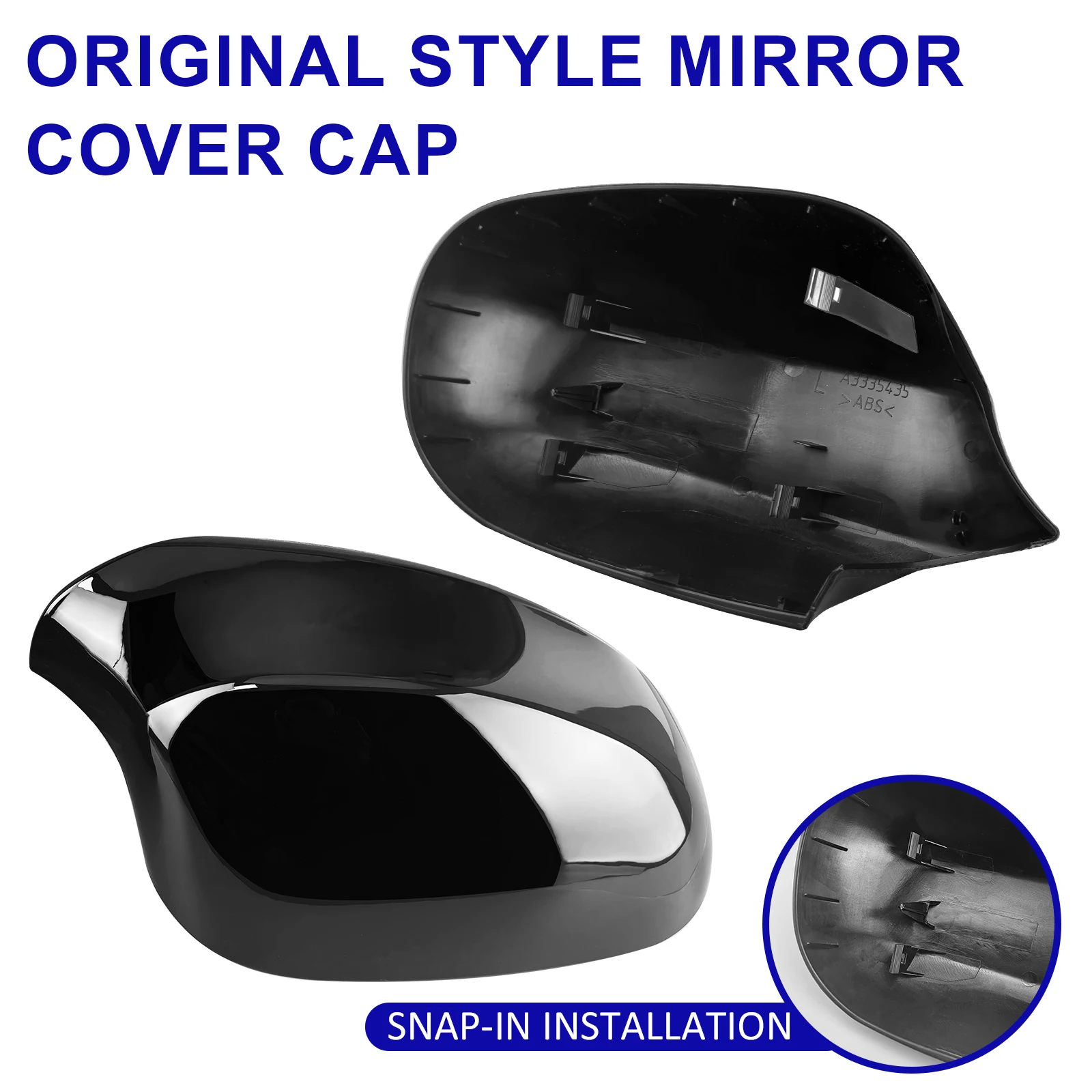 For BMW E90 E91 E92 E93 E81 E82 E87 E88 Side Wing Mirror Cover Cap LCI Facelift 2008-2013 Original Style 51167205291 51167205292 view 3