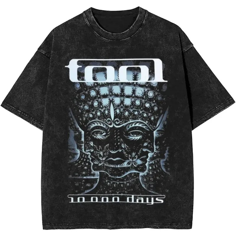 Tool Band Lateralus Metal Music Washed T Shirt Streetwear Hip Hop Casual T-Shirts Tee Shirt Men Women Short Sleeve Oversize