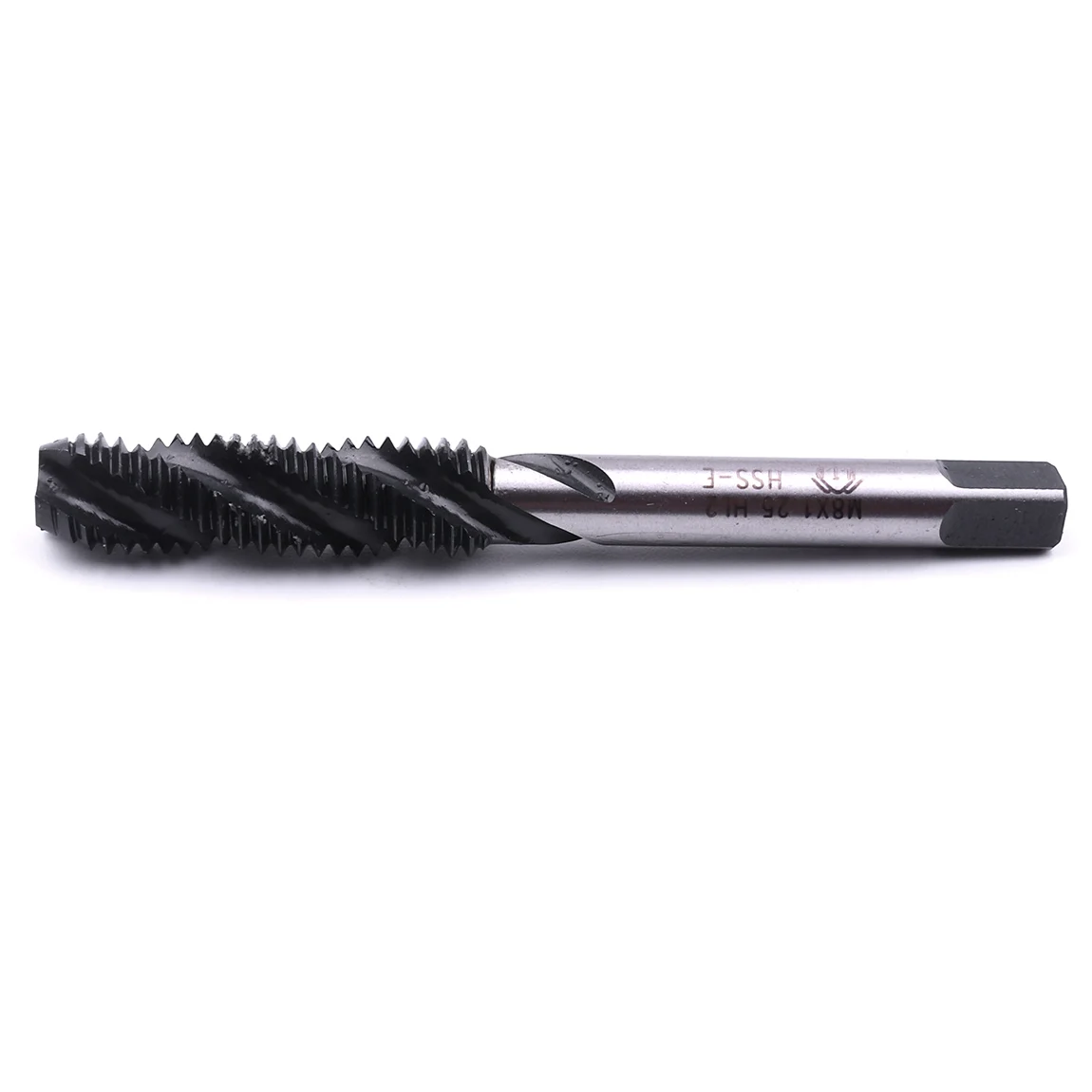 Máquina de flauta espiral, 1300HV HSS, taladro de grifo con revestimiento de nitrificación, M3, M4, M5, M8, herramientas de mano, color negro, 1 ud.