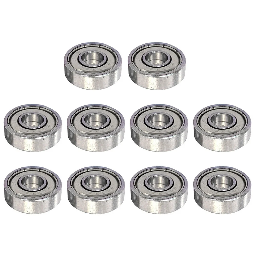 10-30PCS Bearing 607ZZ 7x19x6mm Carbon Steel Ball Bearings Deep Groove Miniature Bearings for Skateboard Scooter Motor