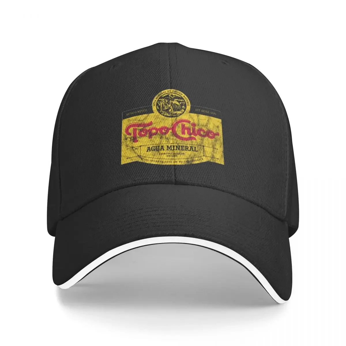 Topo Chico agua mineral worn and washed logo (sparkling mineral water) Baseball Cap Dropshipping cute Elegant Women's Hats Men's