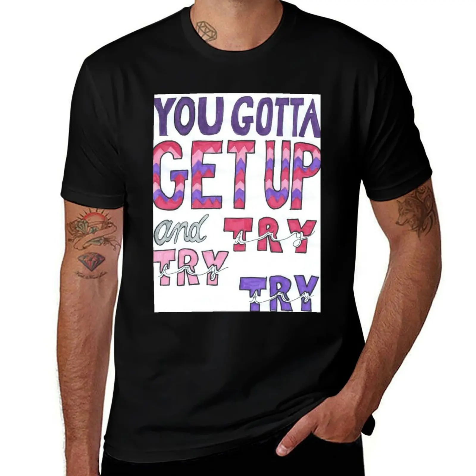 

casual t T-Shirt man funny graphic Try for t for man men man tshirt shirts shirts