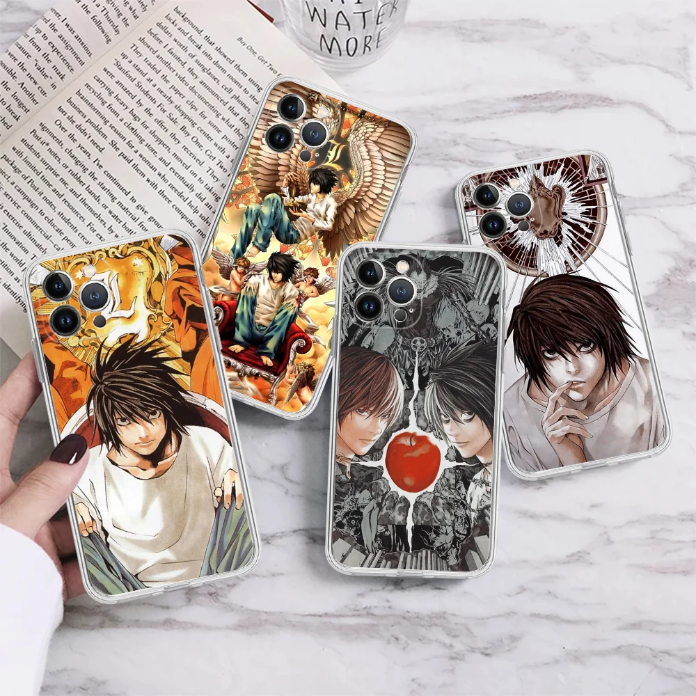 

Anime Death Note Mousepad for iPhone 15 8 7 6 6S Plus X SE 2020 XR XS 14 11 12 13 Mini Pro Max Mobile Case