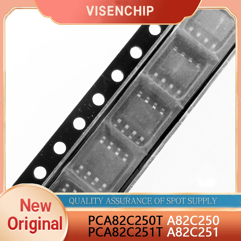 5pieces New A82C250 A82C251 PCA82C250T PCA82C250 PCA82C251T PCA82C251  82C251 SOP-8