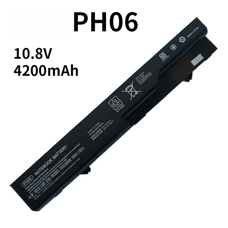 PH06 Laptop Battery for HP ProBook 620 625 4320 4321s 4420s 4520s Compaq 320 420 425 HSTNN-DB1A HSTNN-CB1A