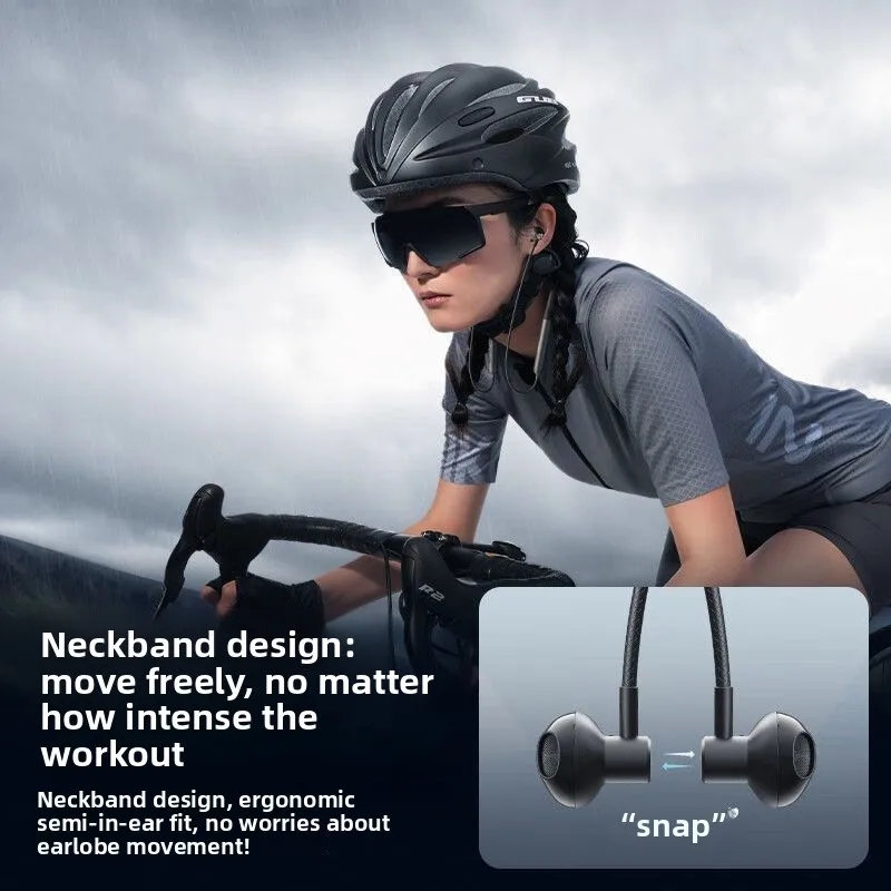 سماعات بلوتوث BASEUS P1، سماعات رياضية لاسلكية بنمط الرقبة، عمر بطارية طويل جدًا، موسيقى الألعاب، الجري العالمي