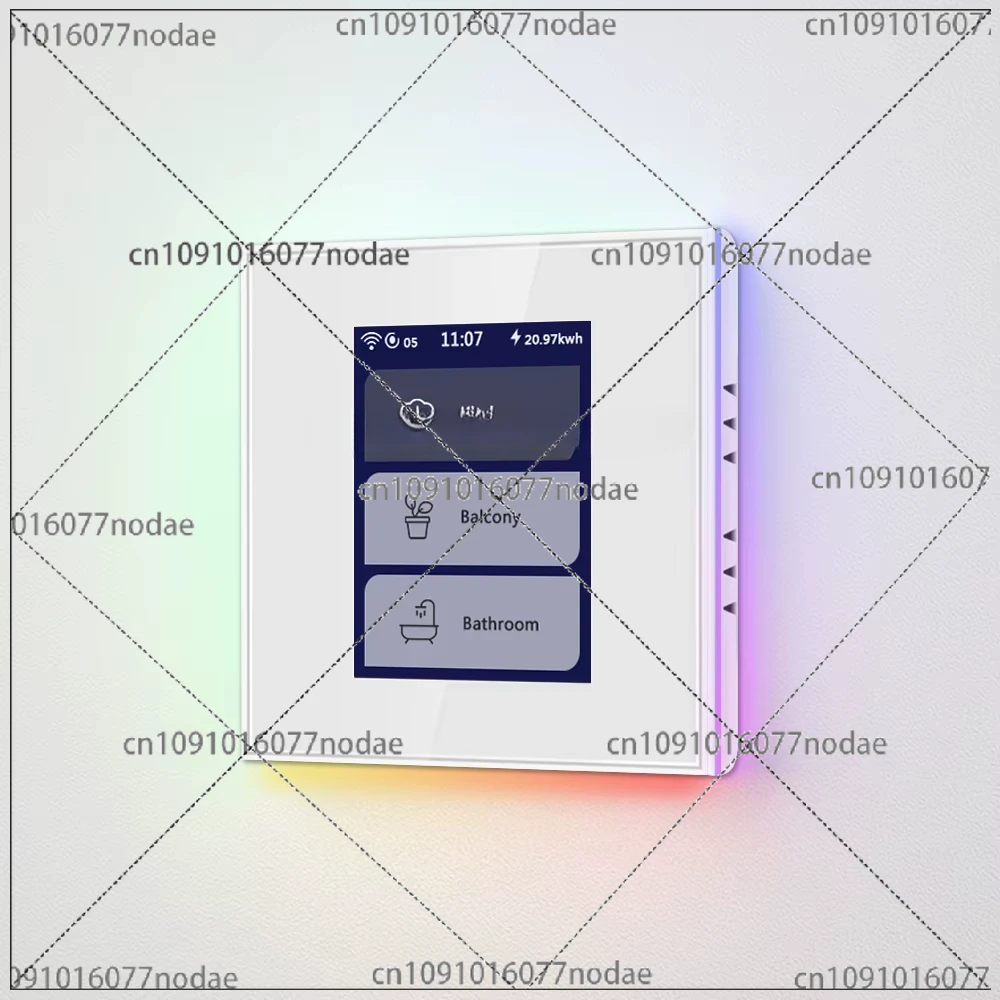 2023 LCD 1/2/3 Gang  Smart Switch for Smart Home, Support  Apple Homekit and Smart Life,by Wifi Mesh,L8 Series