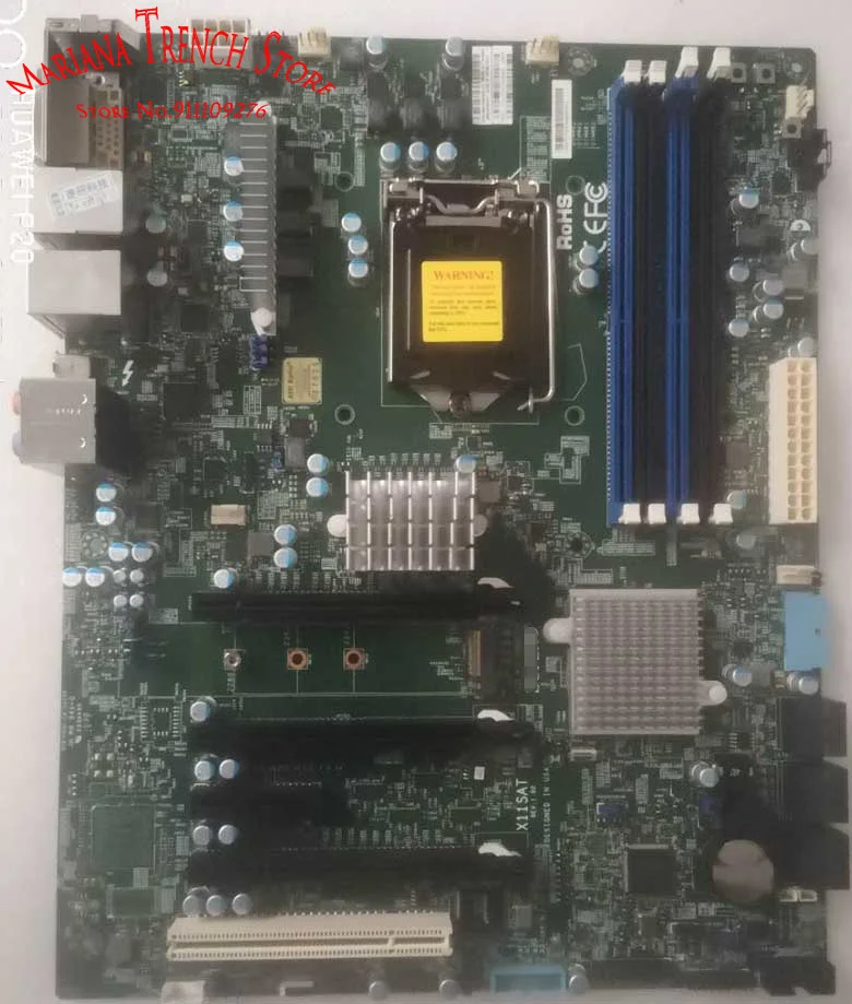 

Материнская плата X11SAT для Supermicro с одним разъемом H4 (LGA1151), стандартная материнская плата v5/v6 6-го/7-го поколения, Core i7/i5/i3, серия DDR4