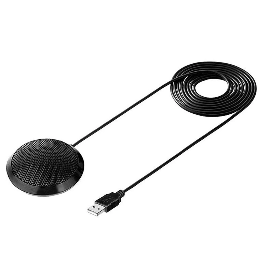 

USB Condenser Microphone Metal Desk Mini Aux Small Intelligent Laptop Podcast Recording Studio Equipment High Fidelity Crystal