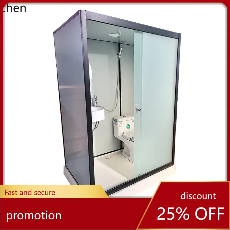 CZ Shower Room Integrated Bathroom Shower Enclosure for Apartments, Old Buildings, and Hospital Renovations