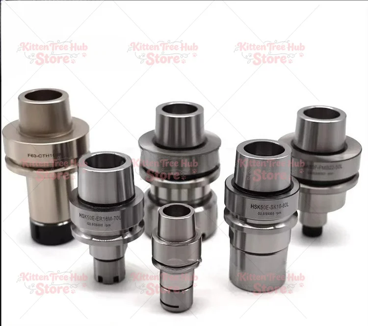 HSK63F High-Speed Woodworking Tool Holder | D30mm ER Collet Chuck for CNC Router | DIN69893 Precision Collet Holder