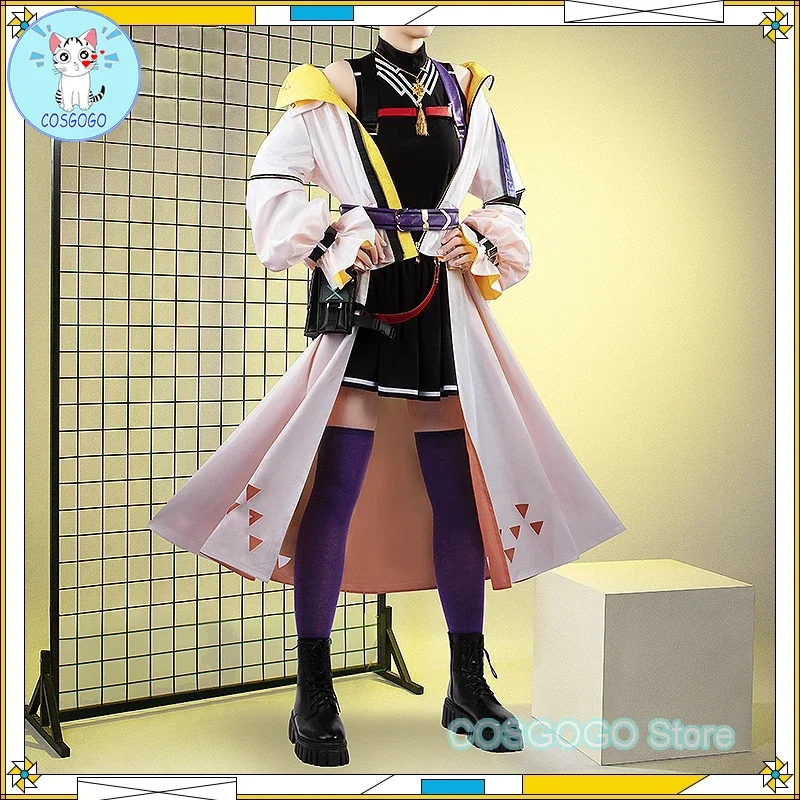 COSGOGO [Customized] Virtual Idol Fura Kanato April Fool's Day Women Cosplay Costume Cos Game Anime Party Uniform Hallowen Cloth