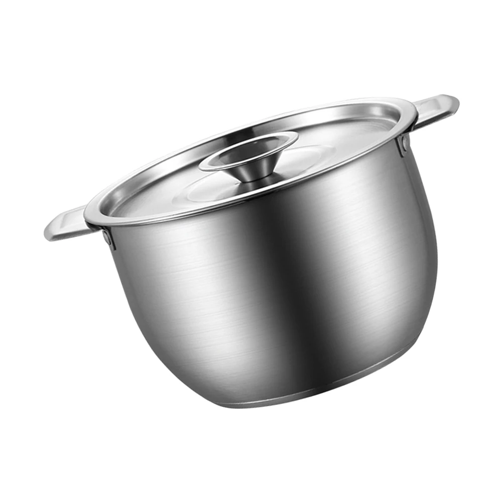 

Stainless Steel Oil Pot 304 Large Capacity Multi purpose Container Storage Holder Smooth Rim Grease Storage Salad Fruit Washer