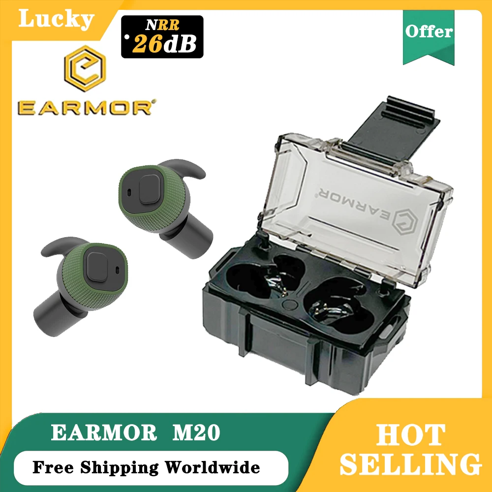 

Earmor M20 MOD3 tactical headset electronic anti-noise earplugs noise-cancelling for shooting hearing protection