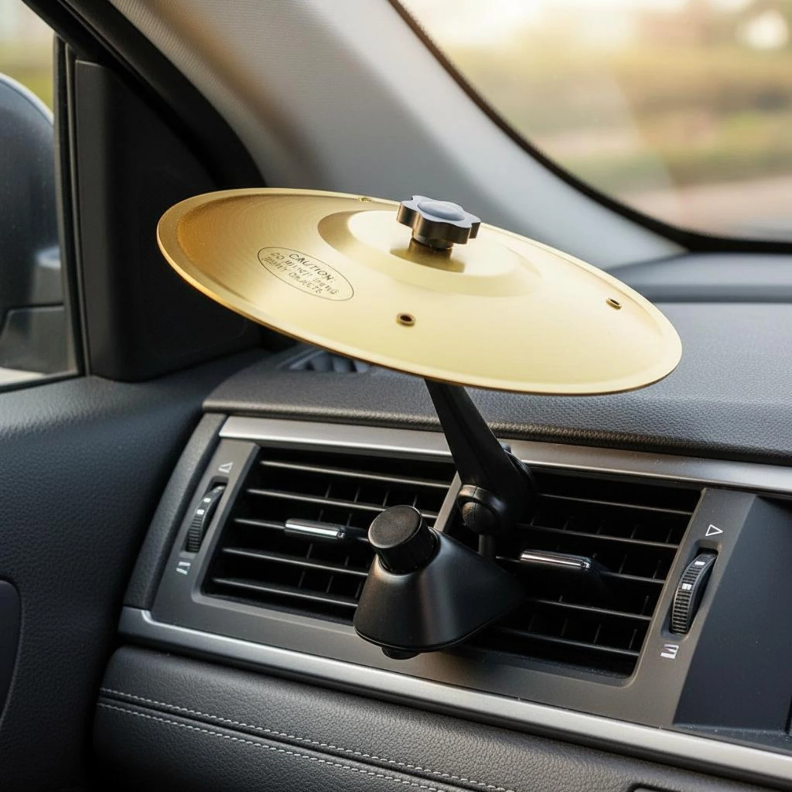 Tambourine Hand Drum - 2 Pieces Air Vent Drum Cymbal