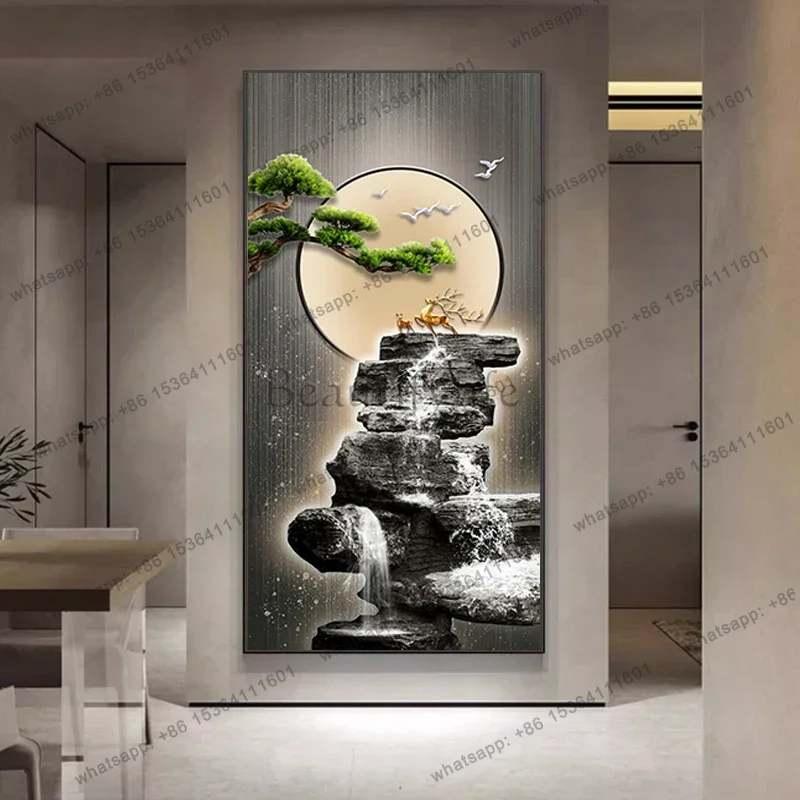 Modern Simple Poster Landscape Wall Painting Room Decor Wall Art Posters Pictures Wall Decoration No Lighting Style Available