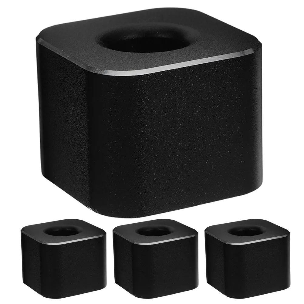 

4Pcs Metal Pen Holder Square Base Small Desktop Pencil Organizer Stand for Office Student Desk Storage Single Pen Holder