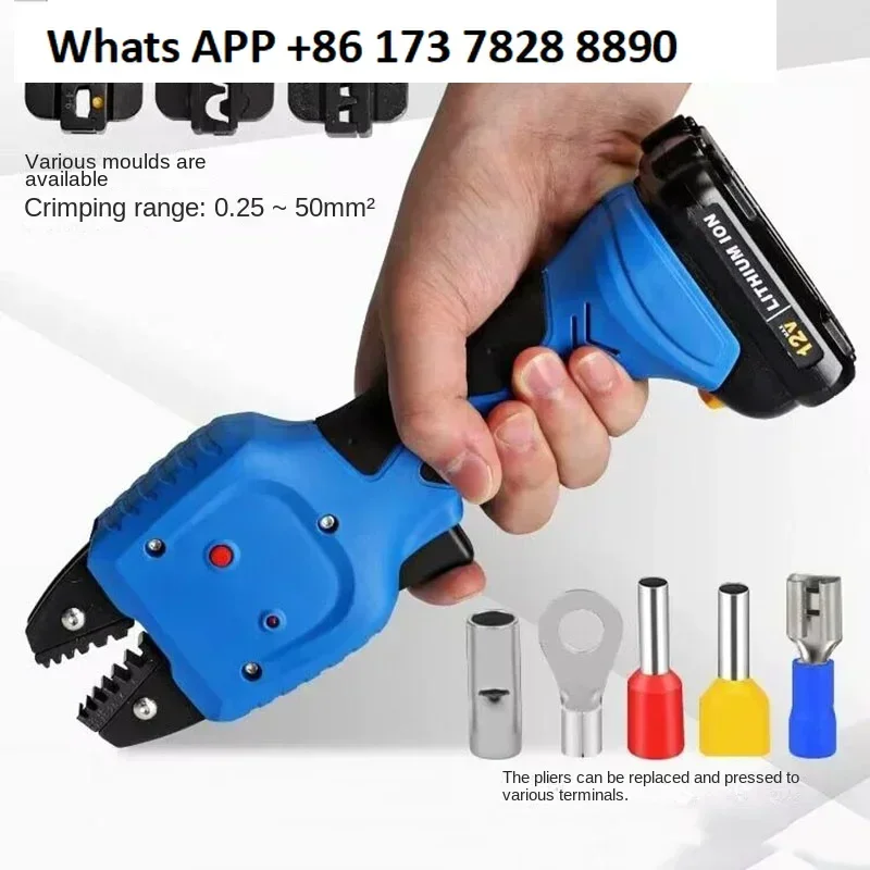 

Zc-B50Km Battery-Powered Crimping Pliers for Insulated Tubes and Bare Terminals-Electric Cold Crimping Pliers