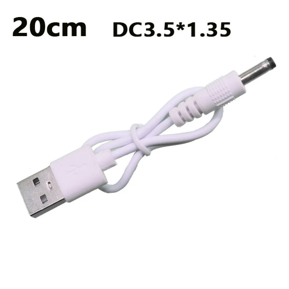 Portable USB To DC 3.5mm 1.35mm Power Cable Pure Copper Charging Lead For Microphone Speaker Audio Device Electronics Wire